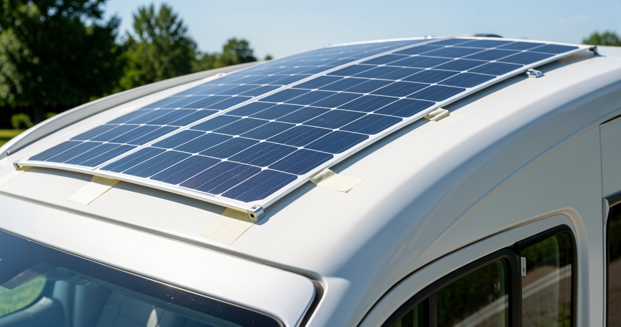 Panneau solaire souple 2026 : avantages, prix, installation et guide d'achat