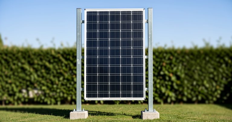 Clôture solaire : produire de l’électricité sans toucher au toit