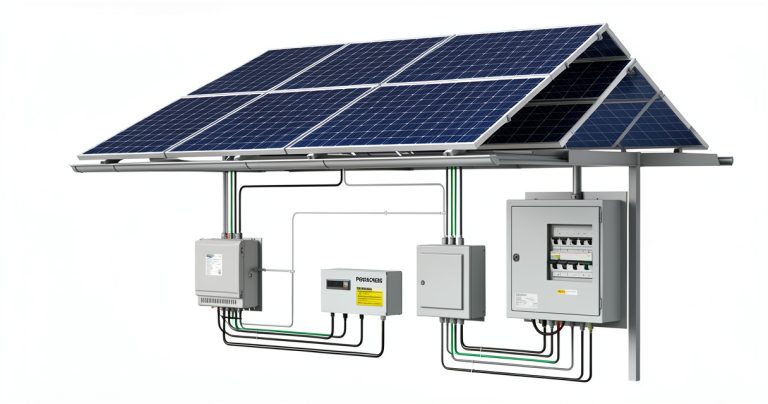 Schéma de raccordement panneau solaire tableau électrique 2026